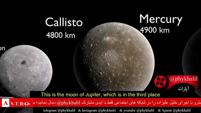 مقایسه ی سیارات