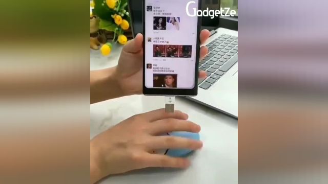 ویدیو جالب از یک موس هم برای گوشی هم برای کامپیوتر !