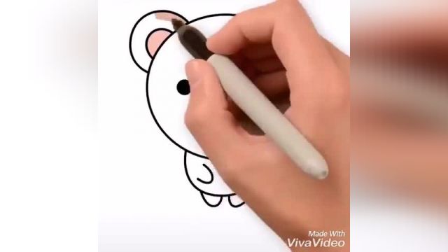 آموزش تصویری نقاشی به زبان ساده برای کودکان - (نقاشی مورچه و کرم ابریشم و خرس)
