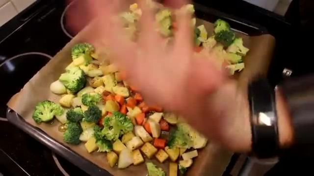  آموزش طرز تهیه و دستور پخت بشقاب سبزیجات  با تکنیکی حرفه ای 