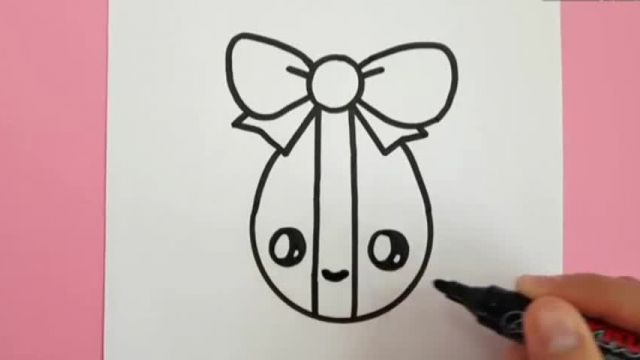 آموزش تصویری نقاشی به زبان ساده برای کودکان - (نقاشی تخم مرغ تزئینی)