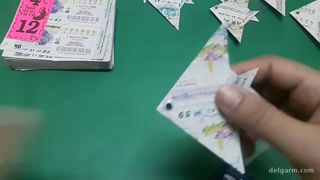 ویدیو کلیپ ساخت کاردستی ماهی کاغذی بسیار زیبا !