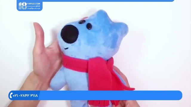 آموزش ساخت عروسک پولیشی سگ ملوس برای کودکان 