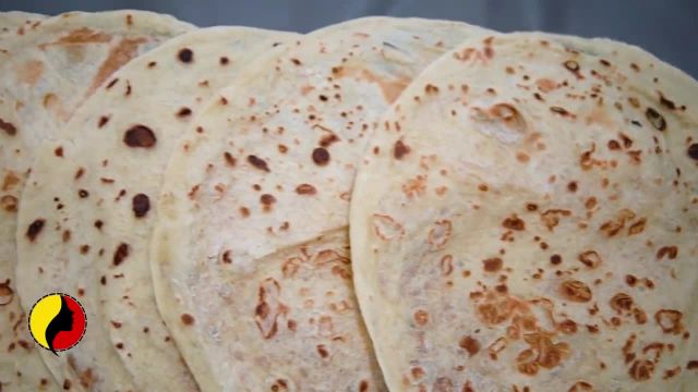 آموزش درست کردن نان چپه تابه (نان چپاتی) مناسب برای صبحانه و عصرانه 