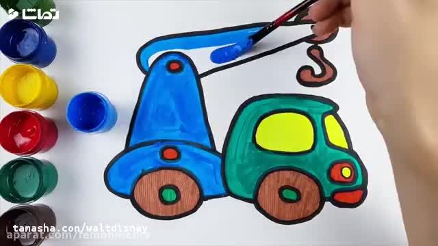 آموزش گام به گام نقاشی برای کودکان - (نقاشی میکی موس)