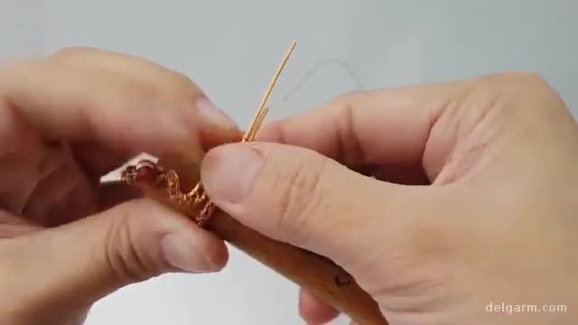 آموزش ویدیویی ساخت انگشتر به شکل مار بسیار زیبا !