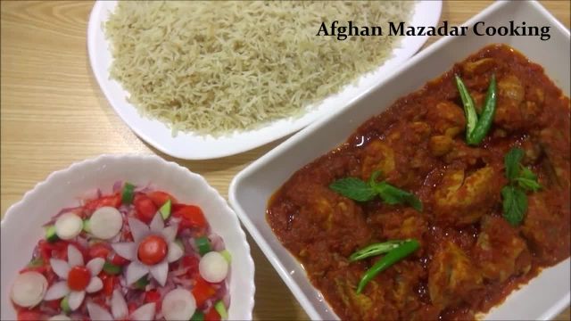 فیلم آموزش درست کردن غذای قورما مرغ (قورمه مرغ) افغانی غذای اصیل افغانستان