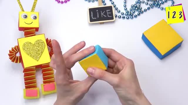 آموزش نحوه درست کردن اسباب بازی های ربات کاغذی