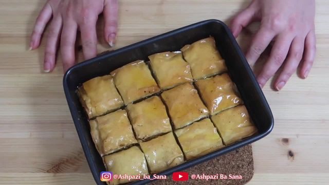 آموزش درست کردن باقلوا ایرانی شیرینی اصیل قزوینی 