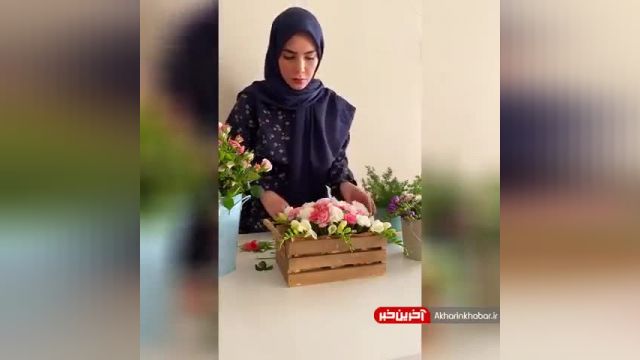 روش ساخت باکس گل زیبا برای هدیه زیبا و شکیل