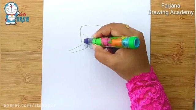 آموزش تصویری نقاشی یک دختر زیبا مرحله به مرحله !