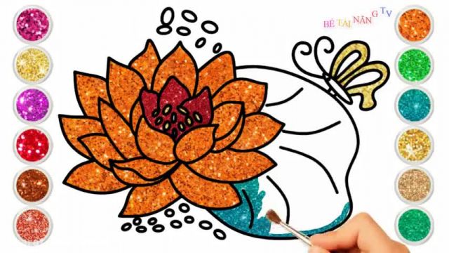 آموزش تصویری نقاشی به زبان ساده برای کودکان - (انواع گل ها)