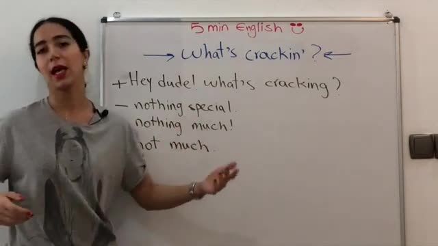 آموزش زبان انگلیسی در 5 دقیقه ! -(احوالپرسی خودمونی whats cracking) 