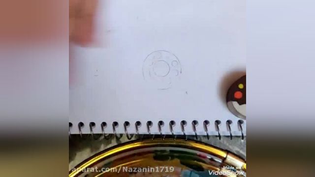 آموزش گام به گام نقاشی برای کودکان - (نقاشی دونات)