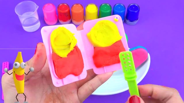 کلیپ بسیار جالب بازی با خمیربازی و رنگ برای کودکان !