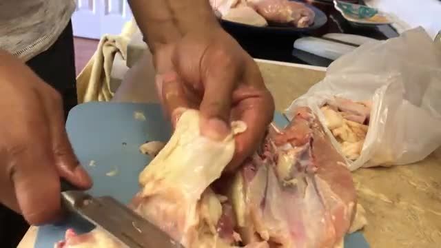 آموزش خرد کردن مرغ در 5 دقیقه حرفه ای !