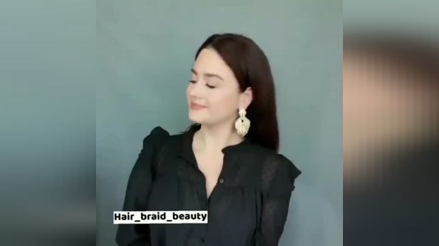 روش بستن موی ساده زنانه راحت و سریع و سه 