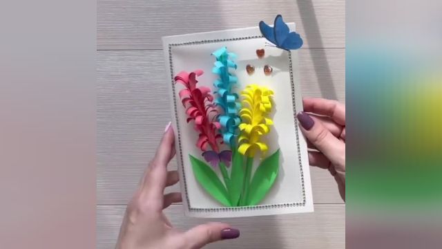 فیلم آموزش ساخت گل سنبل کاغذی مخصوص سفره هفت سین بسیار زیبا