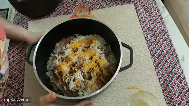 دستور پخت نرگسی پلو غذای اصیل شیرازی