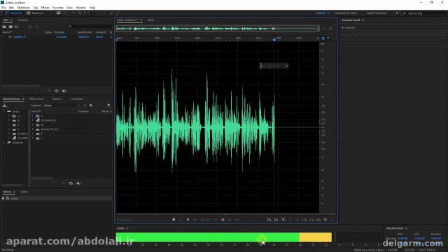 آموزش تصویری ضبط صدای حرفه ای در برنامه اودیشن !