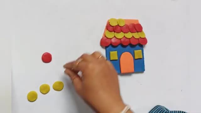 آموزش تصویری ساخت خانه بسیار زیبا با خمیر بازی برای کودکان !