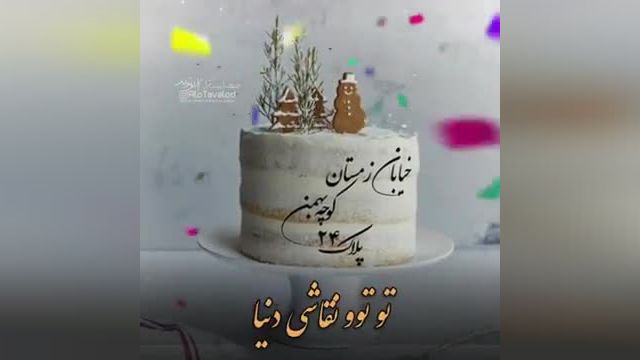 کلیپ جدید و شاد تولدت مبارک مخصوص 24 بهمن برای وضعیت واتساپ و استوری