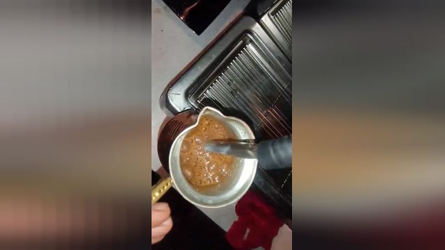 آموزش تصویری طرز تهیه قهوه ترک با دستگاه اسپرسو ساز