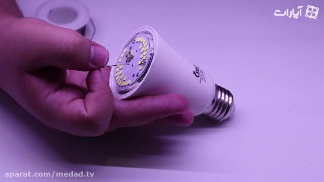 آموزش ویدیویی تعمیر لامپ LED در منزل !