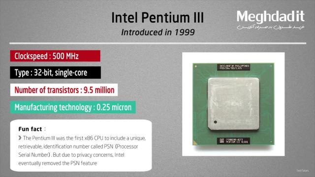 تاریخچه جالب پردازنده‌های اینتل از سال 1971 تا 2017 !