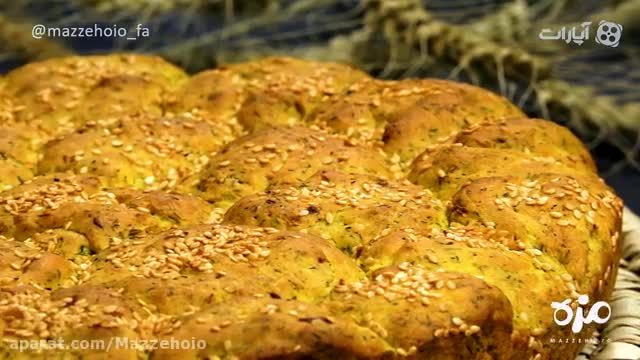 آموزش طرز تهیه پخت نان قلفتی سنتی خوشمزه مناسب برای صبحانه 