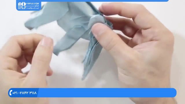 چگونگی ساخت اوریگامی سه بعدی فیل 
