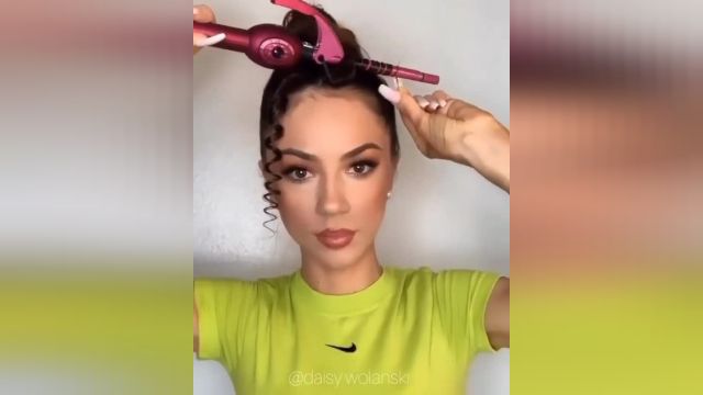آموزش تصویری فر کردن مو با اتو مو بسیار ساده و شیک !