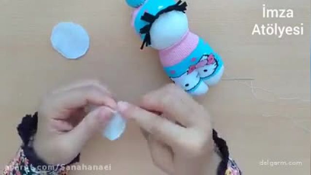 آموزش ساخت عروسک بچه گانه با جوراب !