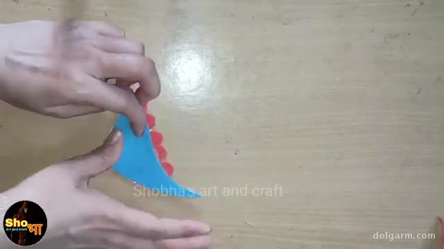 آموزش ساخت جامدادی رومیزی به شکل دایناسور بسیار زیبا !