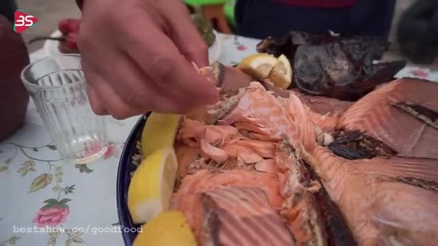 دستور پخت ماهی سالمون دودی (جورج کاوکاز)