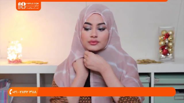 آموزش بستن شال و روسری - سبک حجاب مدرن