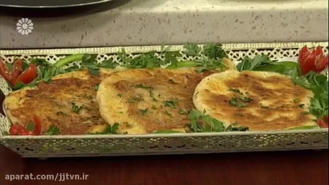 فیلم طرز تهیه قطاب نان باکویی بسیار ساده !