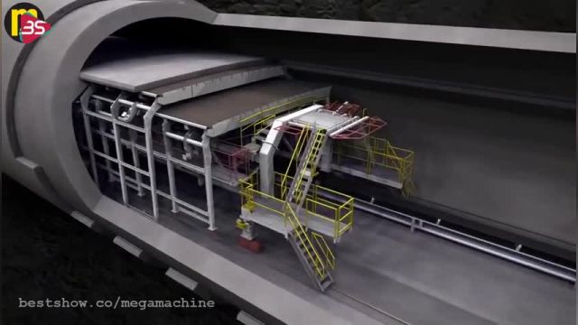 کلیپ جالب از مهندسی پیشرفته ساخت تونل بلچِن سوئیس !