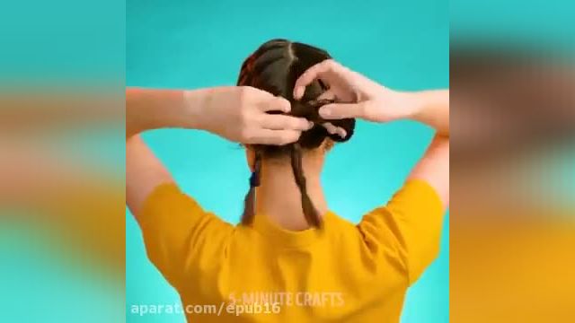 آموزش ویدیویی ترفند های جالب برای مو !
