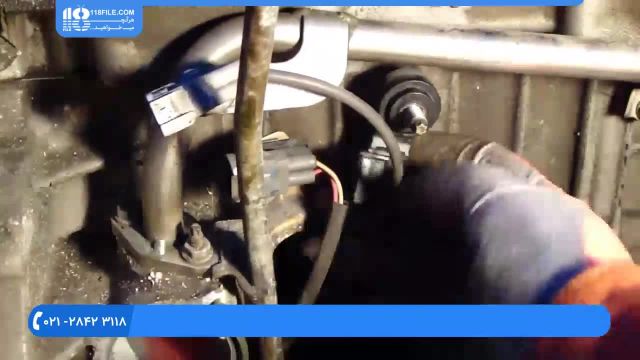 آموزش تعمیر موتور تویوتا - سنسور ضربه بازکردن موتور 