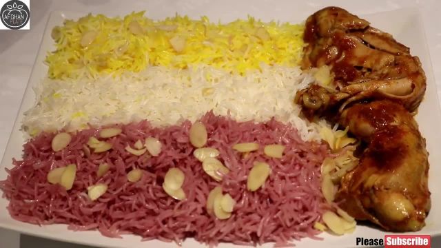 فیلم آموزش یاقوت پلو غذای اصیل افغان خوشمزه و سریع و سه 