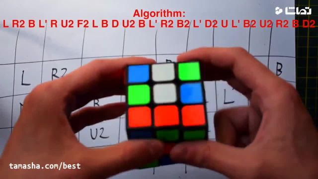 آموزش تصویری حل مکعب روبیک با فرمول بسیار ساده !