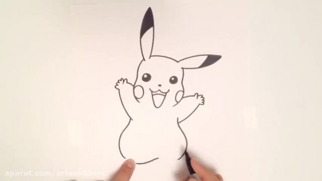 آموزش تصویری نقاشی به زبان ساده برای کودکان - (نقاشی خرگوش زبل)
