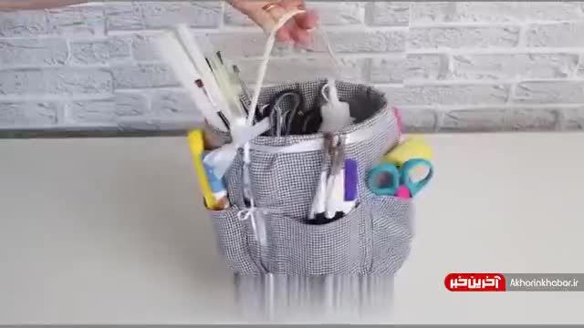  نحوه درست کرد و تبدیل کردن سطل زنگ به جعبه ابزار نقاشی