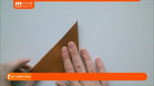 آموزش اوریگامی سه بعدی-درست کردن اوریگامی ستاره