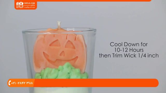 نحوه ساخت شمع کدو تنبل برای جشن هالووین 