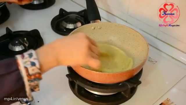 دستور پخت کوکوی نخود فرنگی غذایی ساده و خوشمزه