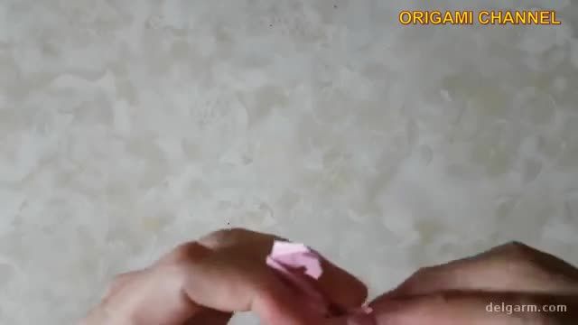 آموزش تصویری ساخت کاردستی با اوریگامی (ساخت یک طوطی بسیار زیبا)