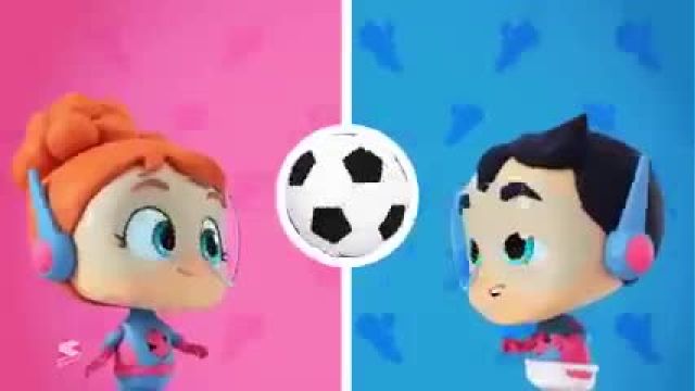 کارتون کودکانه و موزیکال قهرمانان فوتبال - دانلود آهنگ برنده فوتبال کودکانه