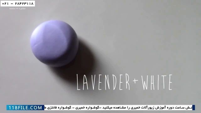 آموزش ساخت زیورآلات خمیری-آموزش حرفه ای ساخت زیورآلات خمیری-گردنبند رنگارنگ